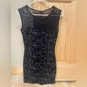 Forever 21 Black Mesh Dress
